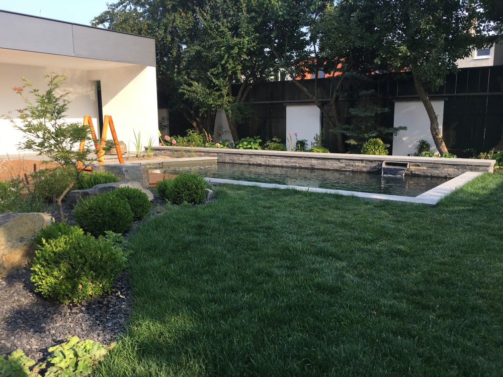 přírodní biobazén Praha Vinoř