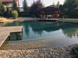 přírodní biobazén 300 m2 Praha Uhříněves